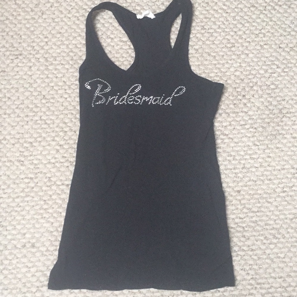 Bridesmaid tank top size small.